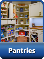 custom pantry, customized pantries, luxury pantry