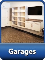 garage flooring, garage cabinets, custom garages