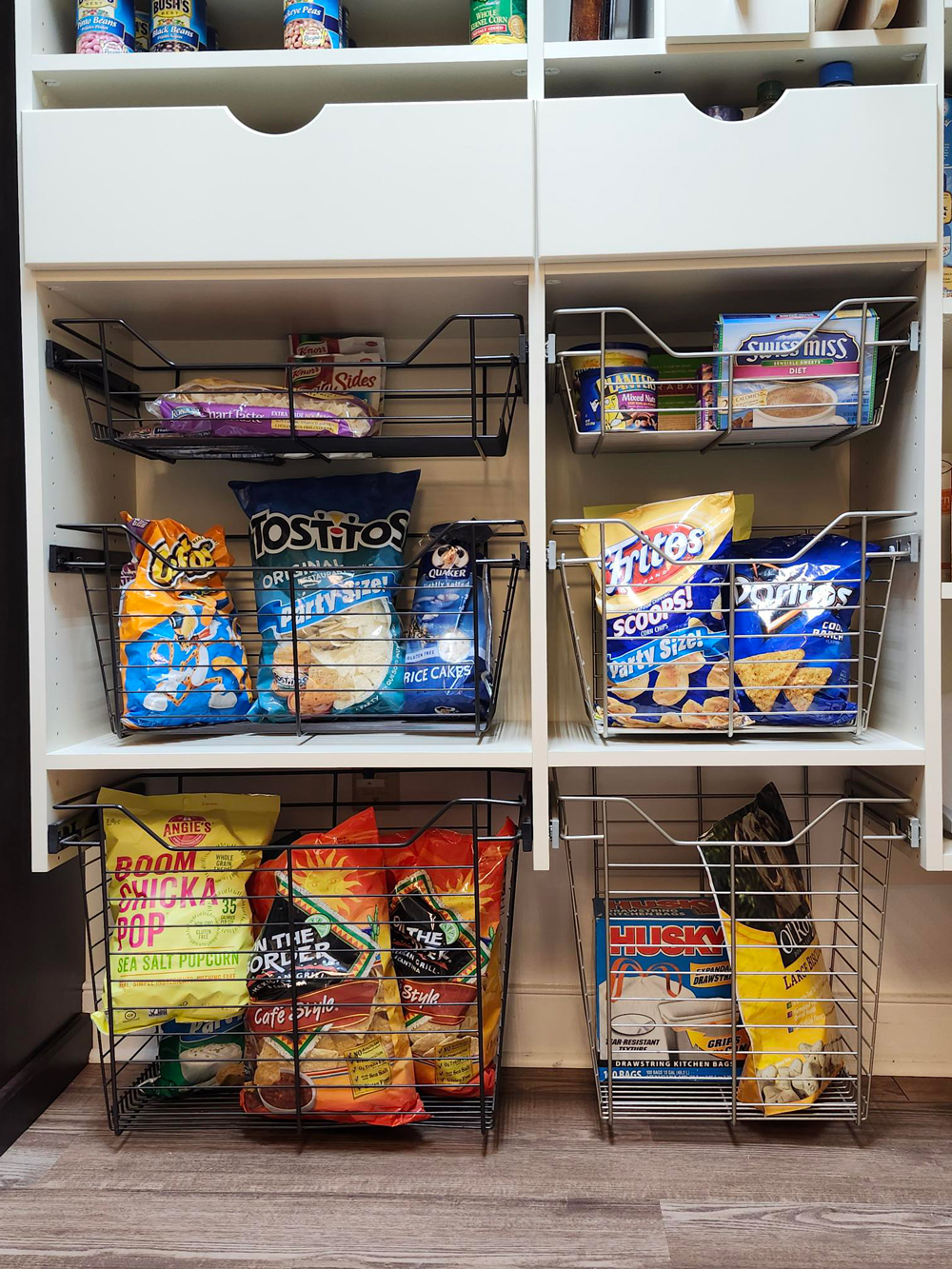 Pull Out Wire Baskets Creative Closets and More