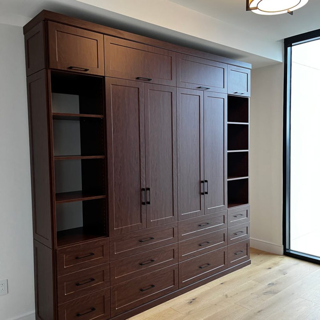 home storage system, built-in cabinets, rolling drawers