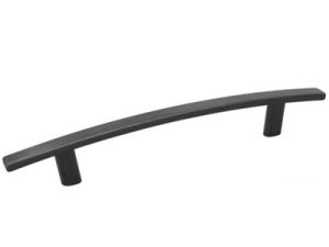 Pull Handle - Black, Modern Curved | H-130-BL