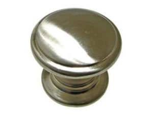 Brushed Nickel Knob, round nickel knob