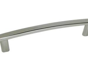 Pull Handle - Brushed Nickel, Modern Curved | H-130-BN