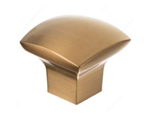 curved knob, gold knobs