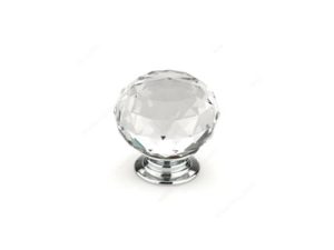 crystal knob, drawer knob