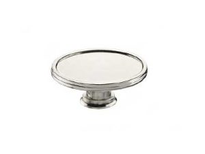 Knob - Nickel, Oval Traditional | H-133-N