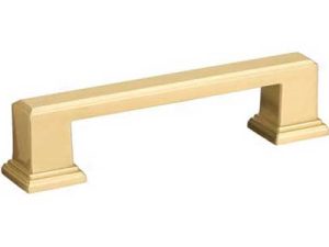 Pull Handle - Satin Brass, Square Classic | H-122-SB