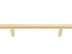 Pull Handle - Satin Brass, Industrial | H-120-SB